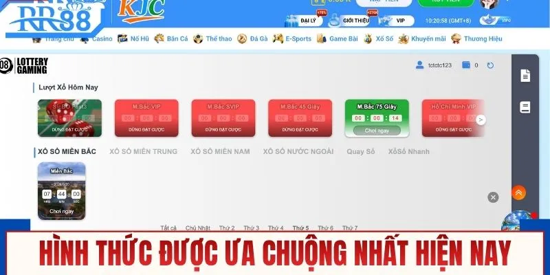 Hình thức mở thưởng được ưa chuộng nhất hiện nay