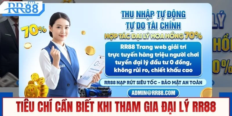 Một số tiêu chí cần biết khi tham gia đại lý RR88